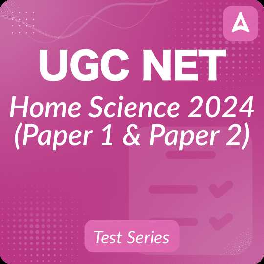ugc net home science question paper with answer key