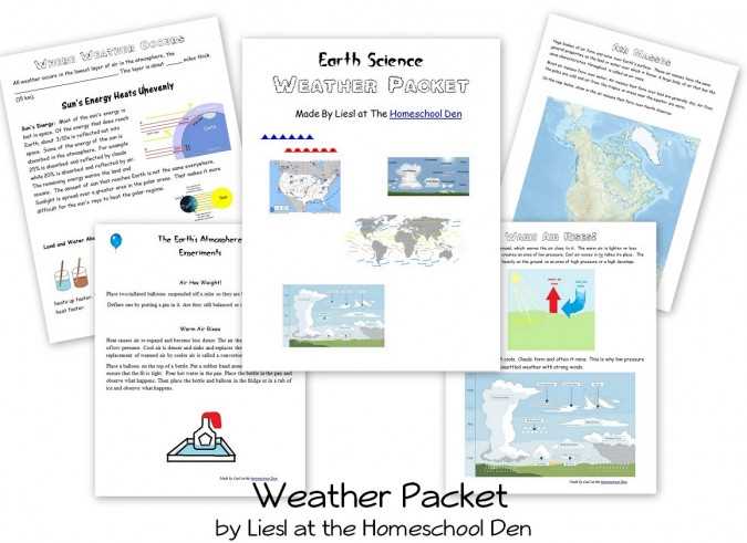 earth science the weather answer key