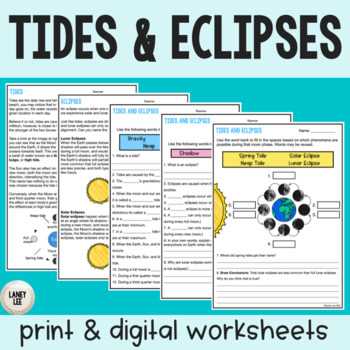 eclipse and tides worksheet lesson 3 answer key eclipse and tides worksheet lesson 3 answer key