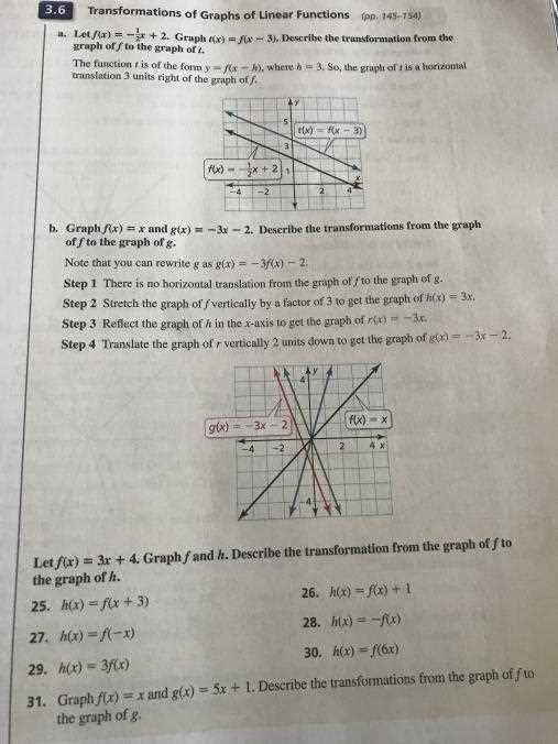 lesson 1.3 transformations of function graphs houghton answer key