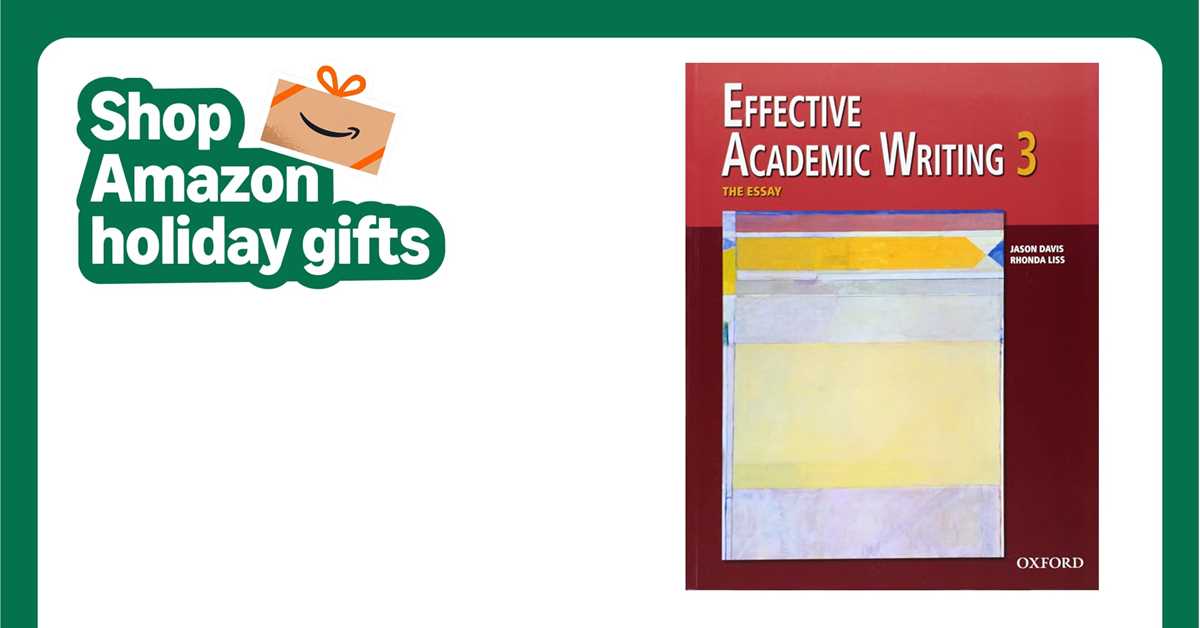 effective academic writing 3 third edition answer key