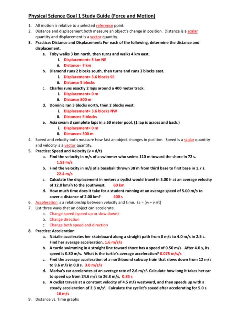 lesson 3 acceleration continued answer key