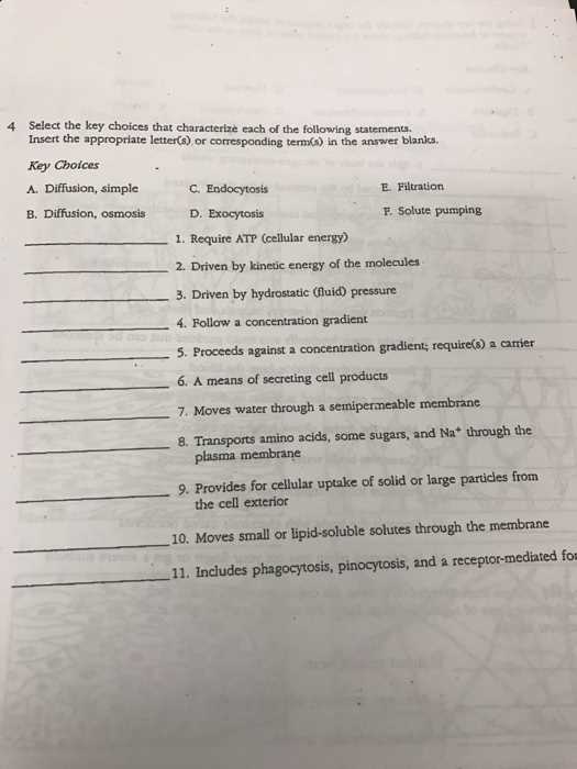 choices answer key