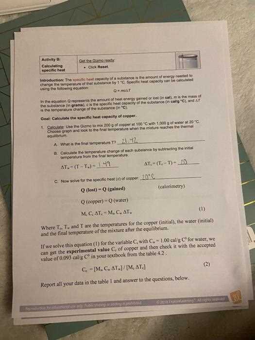 energy conservation in a system gizmo answer key