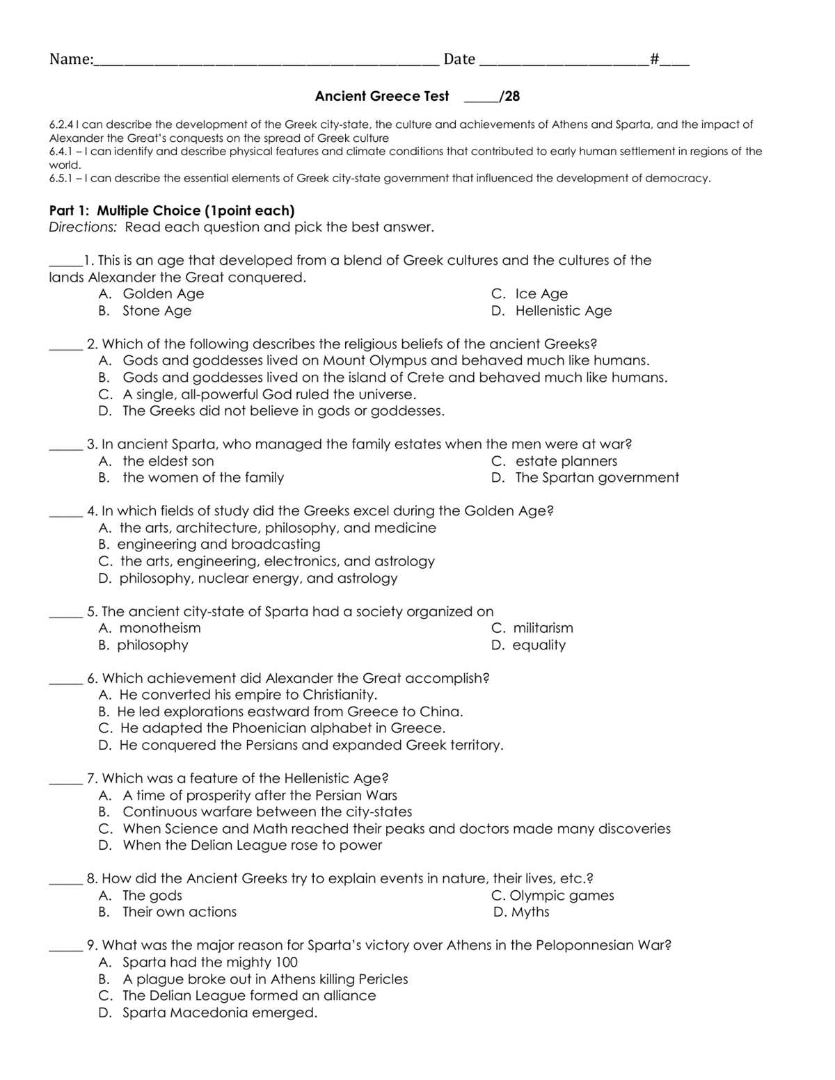 engineering an empire greece answer key