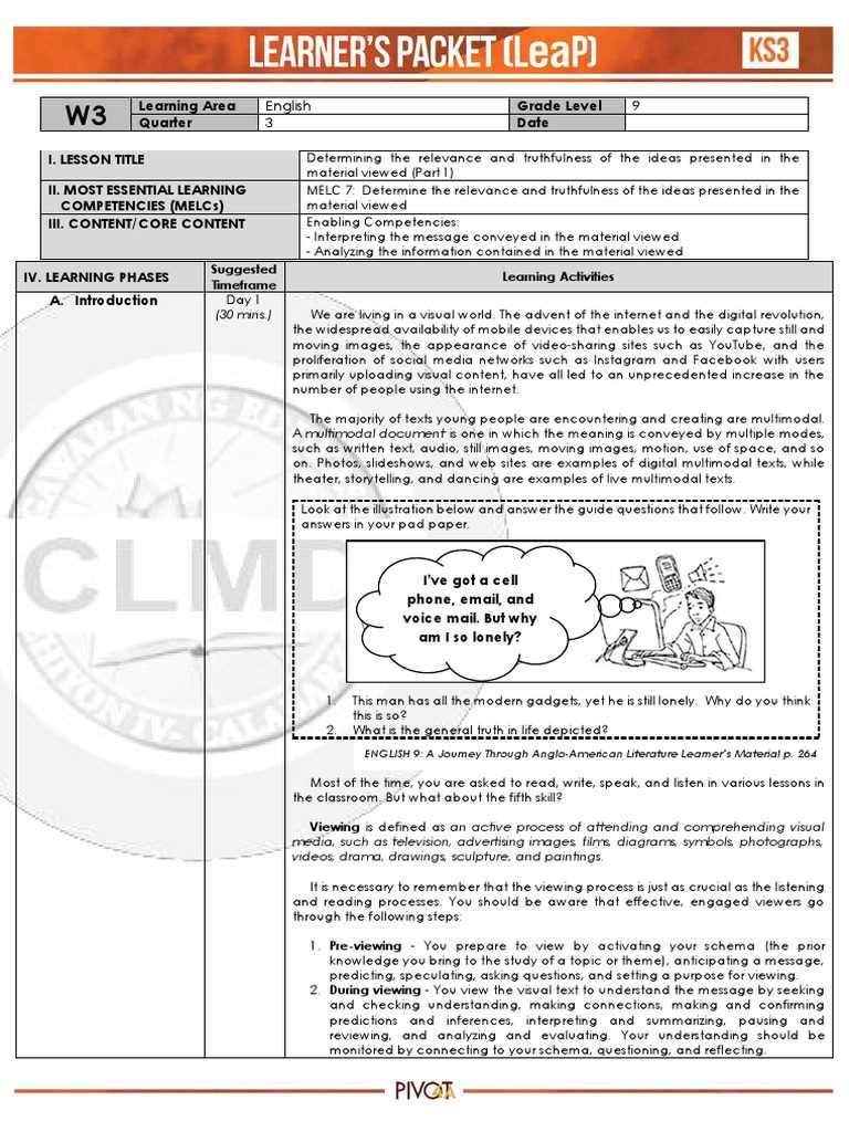 english grade 9 quarter 3 answer key english grade 9 quarter 3 answer key