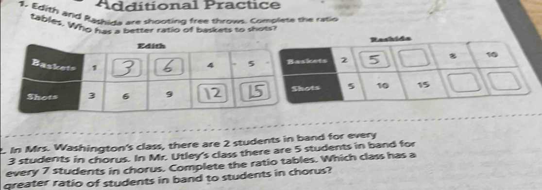 lesson 4 ratio tables answer key