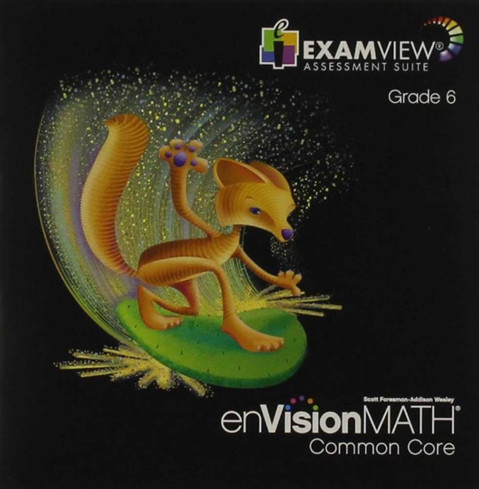 envision math common core grade 6 answer key textbook