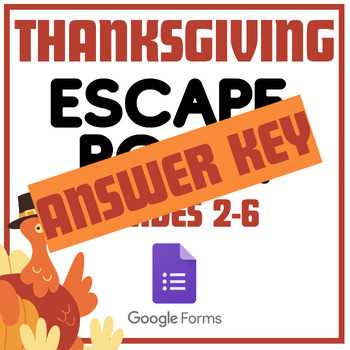 escape room answer key