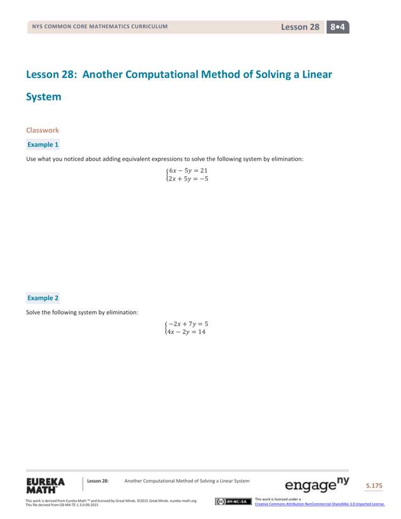 eureka math grade 8 module 5 lesson 14 answer key