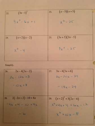 expressions and equations review sheet answer key