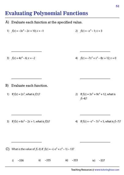 expressions understanding polynomial expressions independent practice answer key