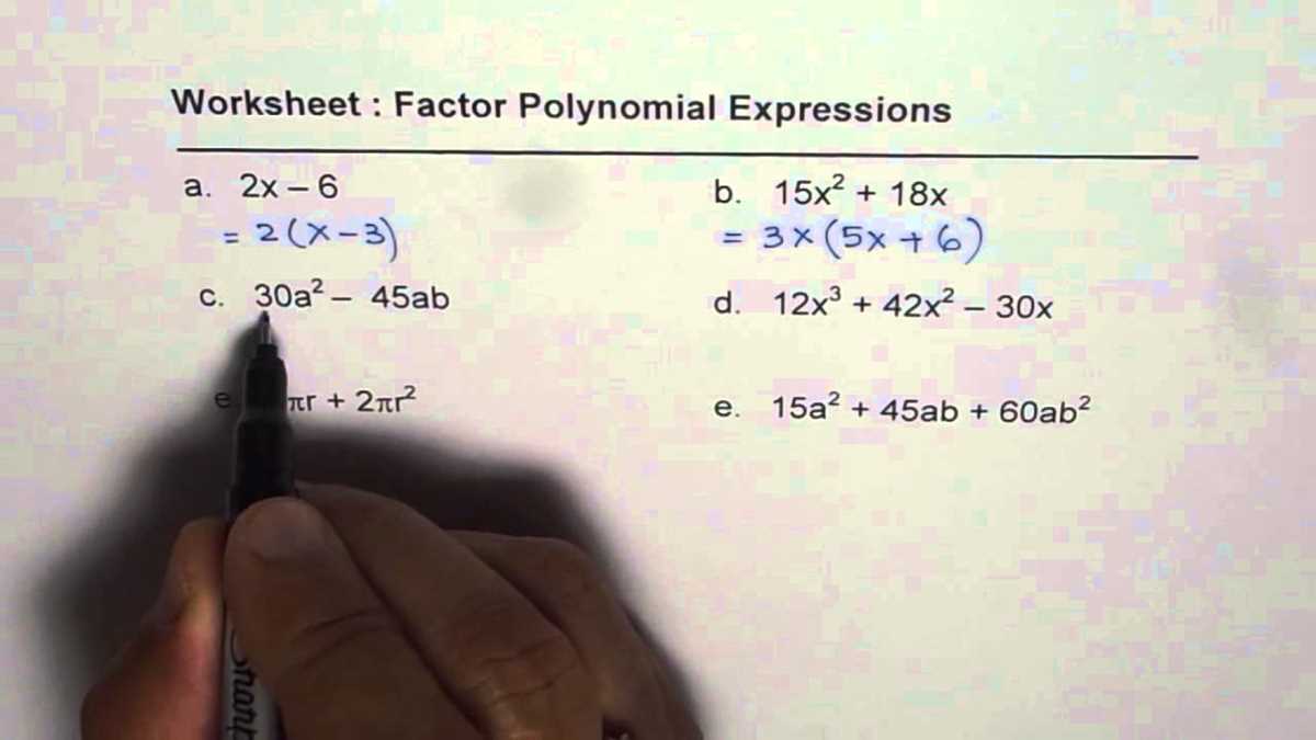 expressions understanding polynomial expressions independent practice answer key