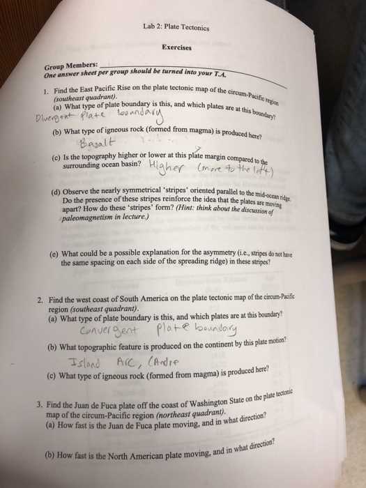 2026 science by stafford sisters plate boundaries answer key
