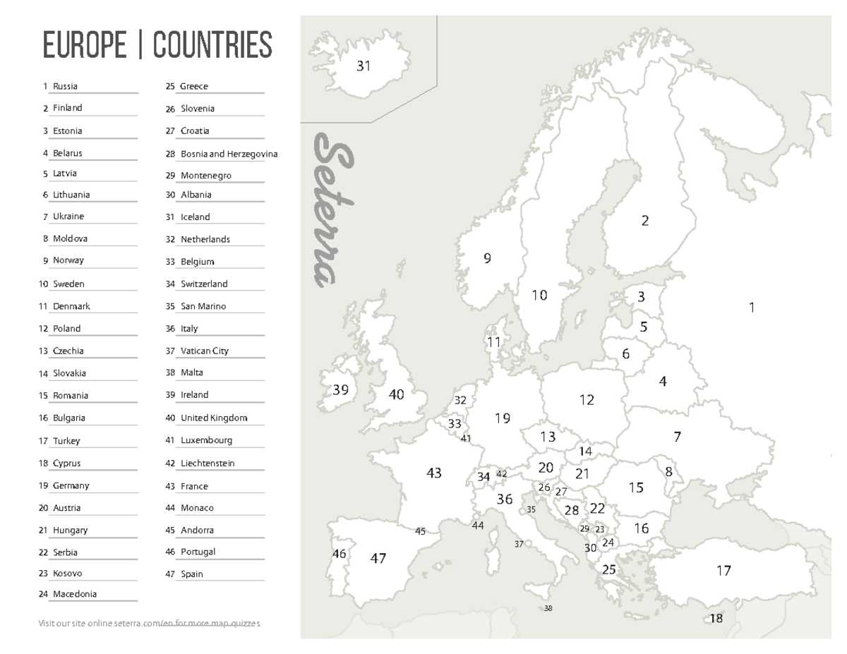 geography a to z all around europe 3 answer key