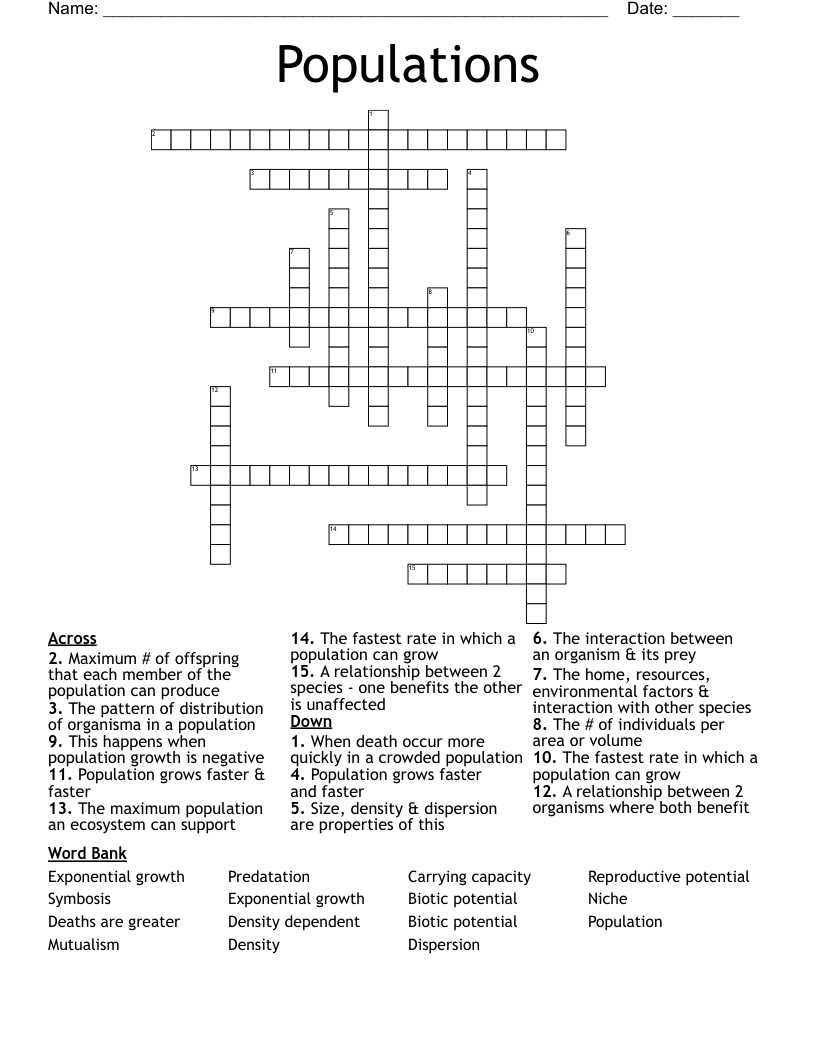 how populations grow answer key