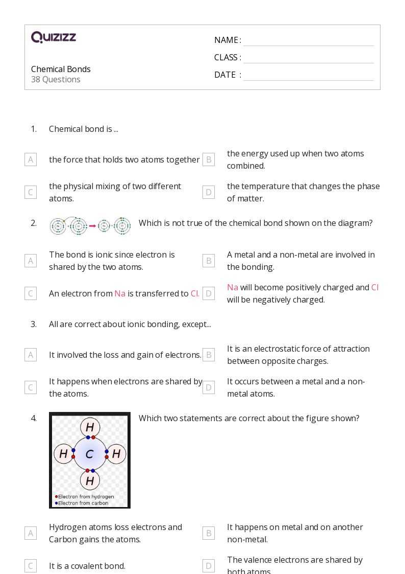 ionic and covalent bonding worksheet with answer key