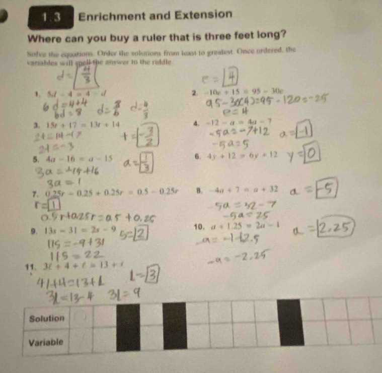 lesson 3 homework 1.3 answer key