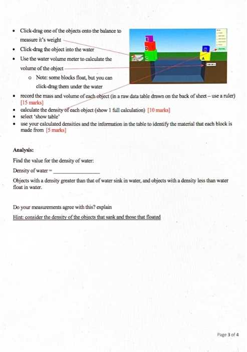 exploring floating and sinking answer key