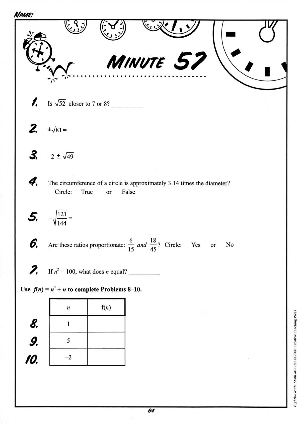 fifth grade math minutes 5th grade answer key fifth grade math minutes 5th grade answer key