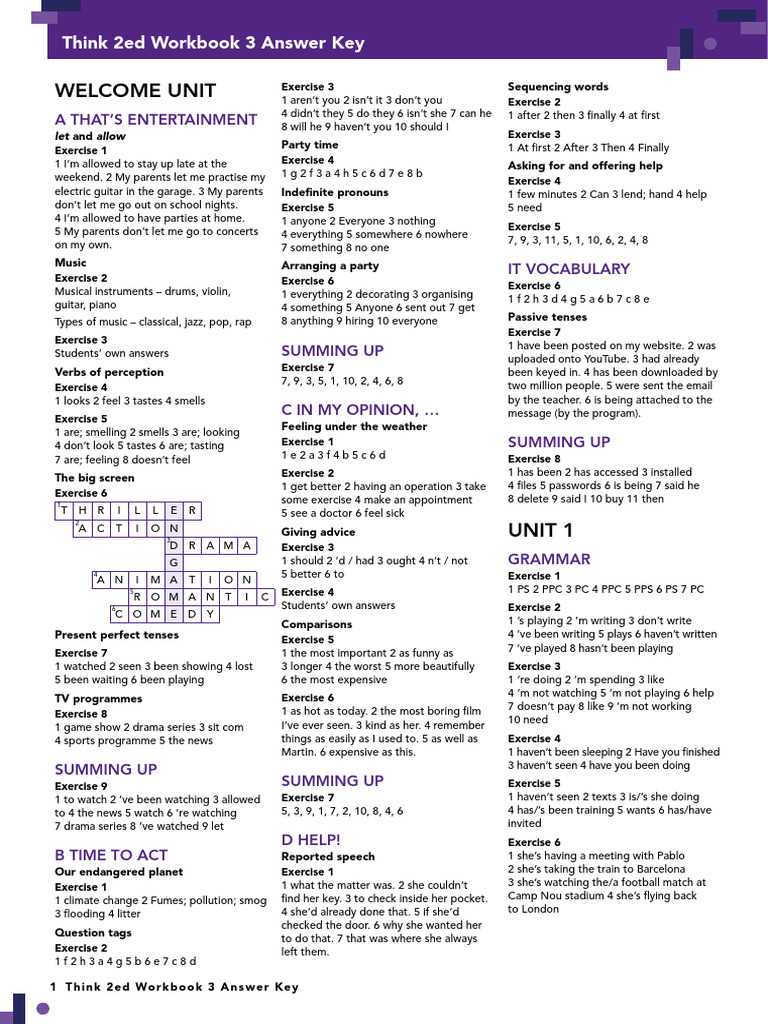 finally home answer key