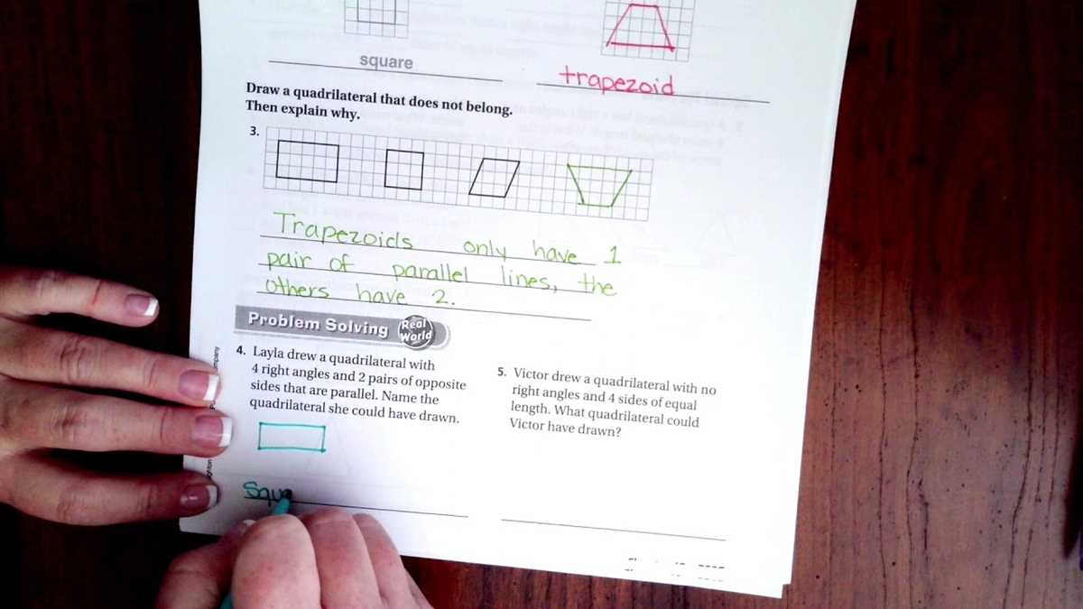 find shapes in shapes lesson 12.6 answer key