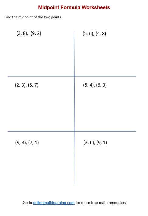 find the midpoint lesson 7 sprint answer key find the midpoint lesson 7 sprint answer key