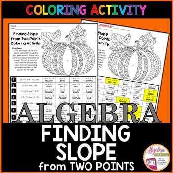 finding slope from two points worksheet answer key