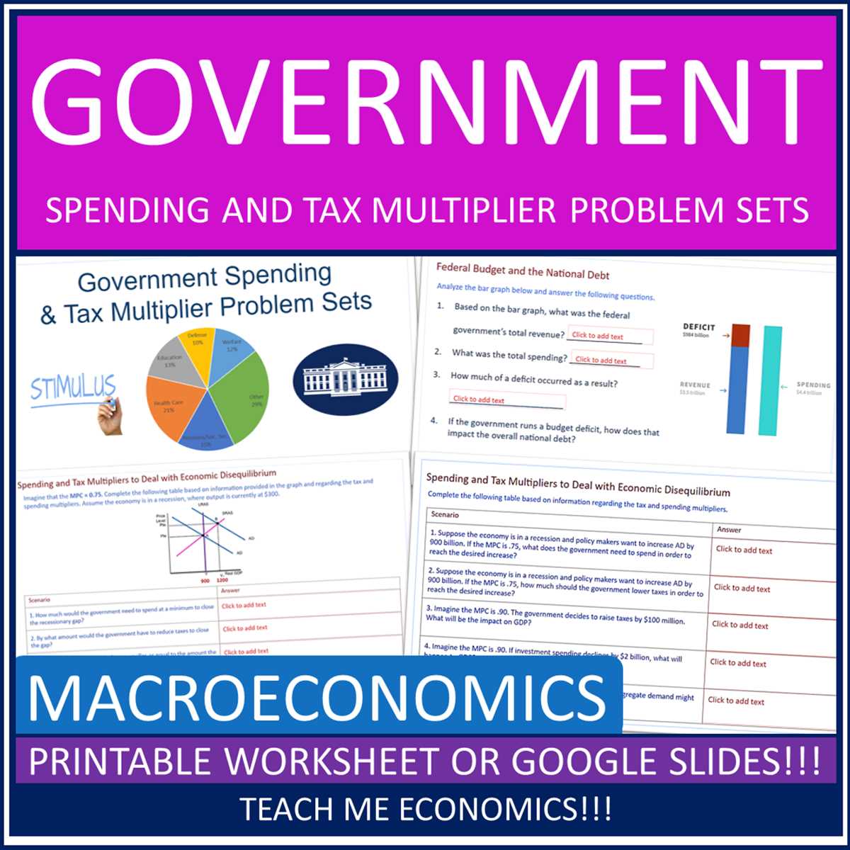 fiscal policy worksheet answer key fiscal policy worksheet answer key