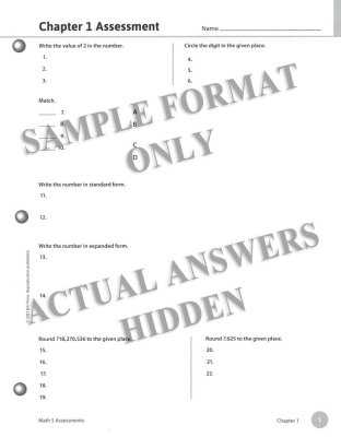 b. vpt math practice units 1 5 answer key