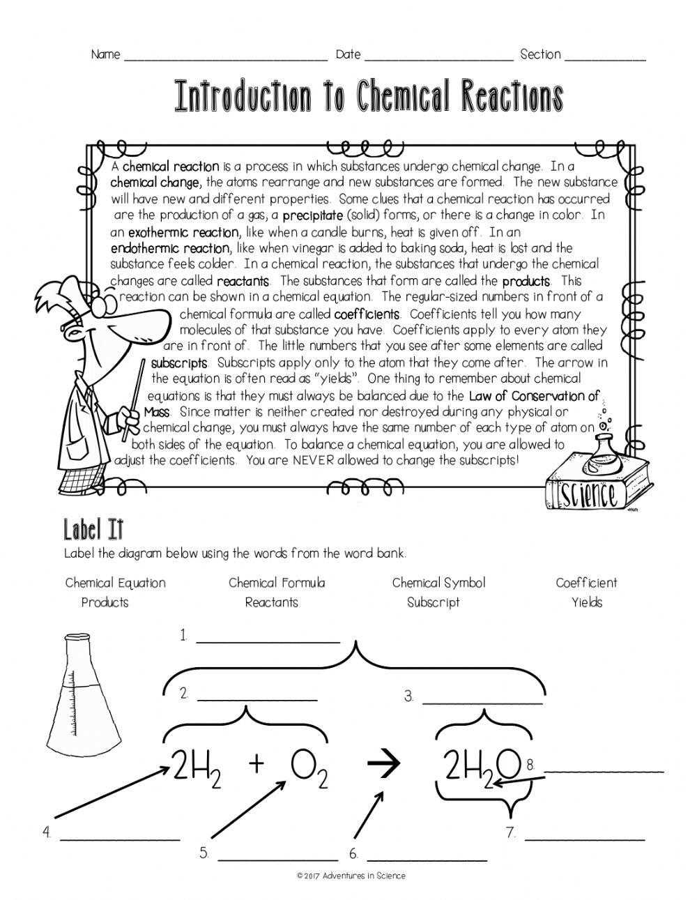 flinn chemtopic labs chemical reactions answer key