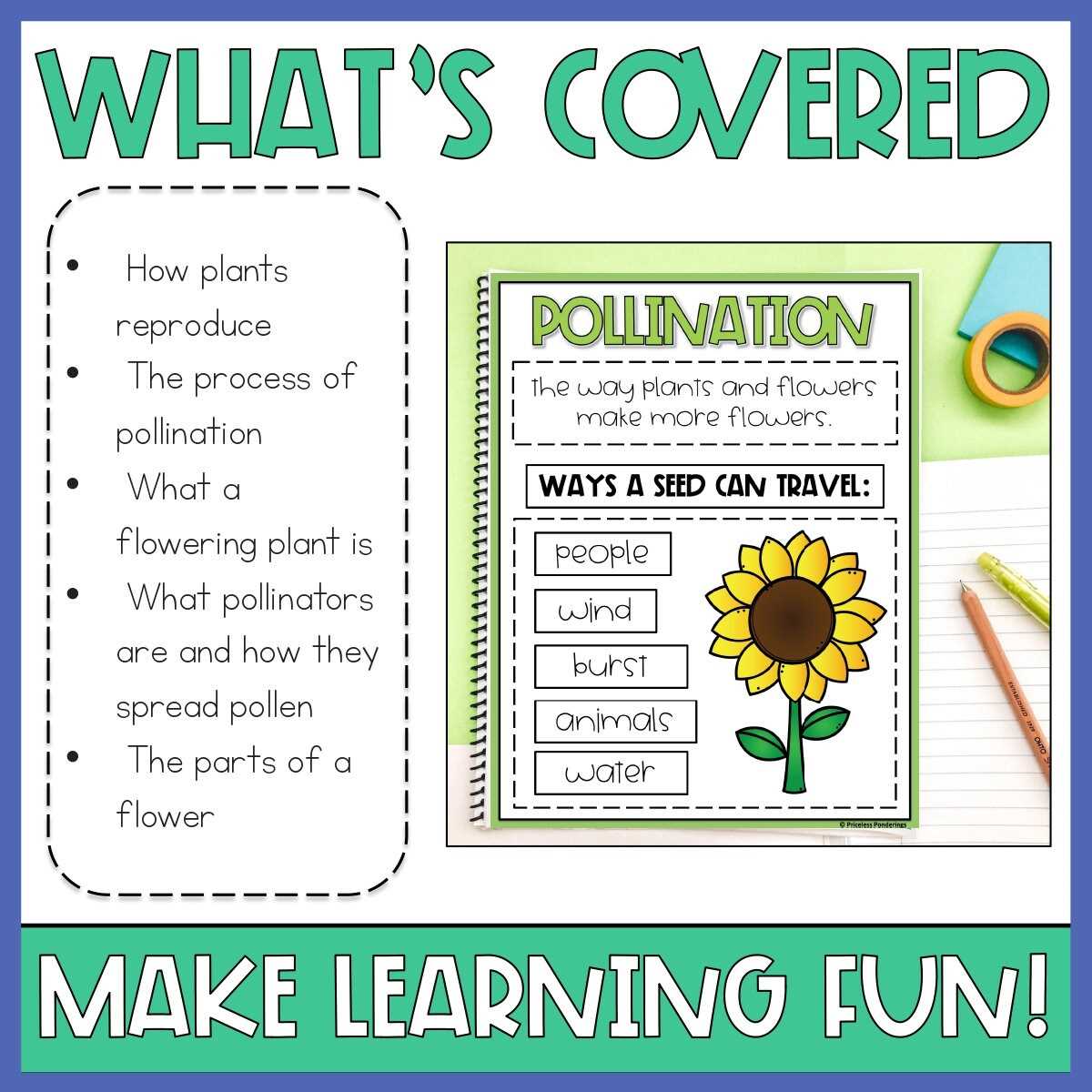 flower parts and pollination worksheet answer key