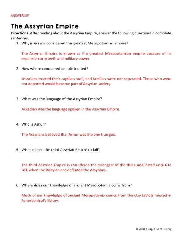 california and mesopotamia readworks answer key