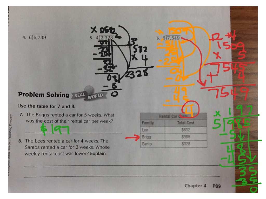 go math florida grade 4 answer key chapter 11