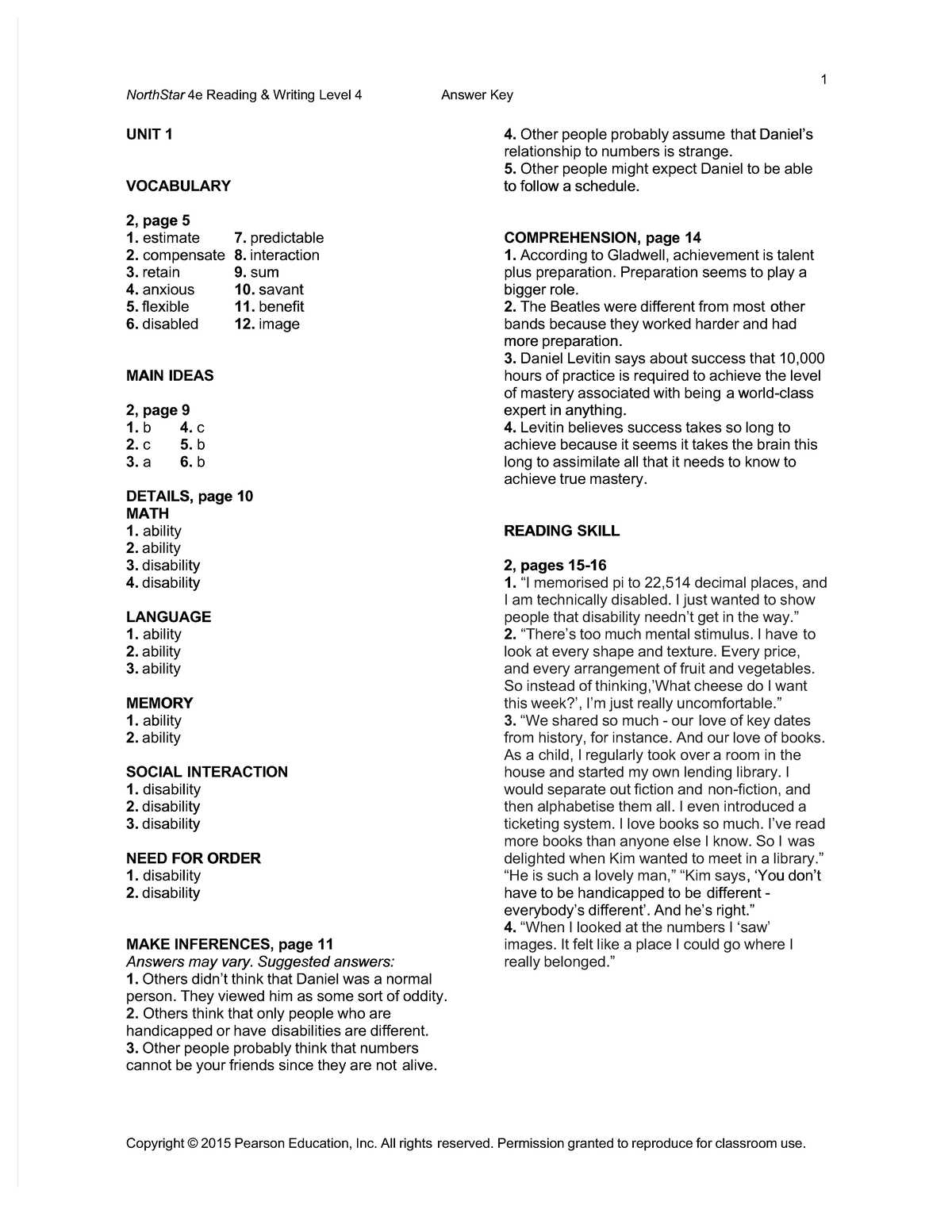 scholastic news grade 4 answer key edition 4