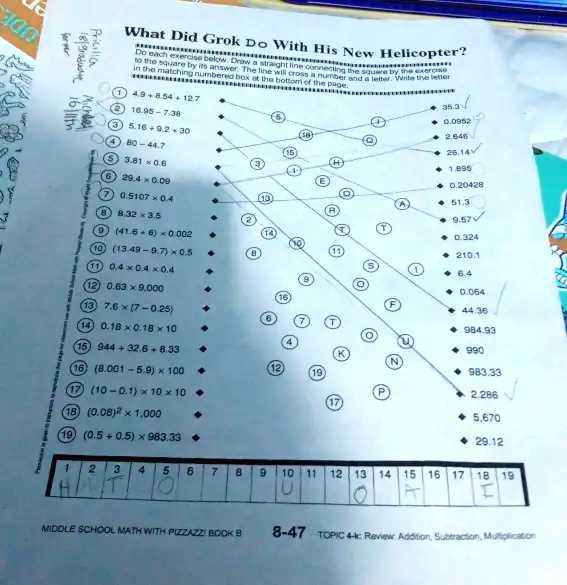 middle school math with pizzazz book c answer key c 38