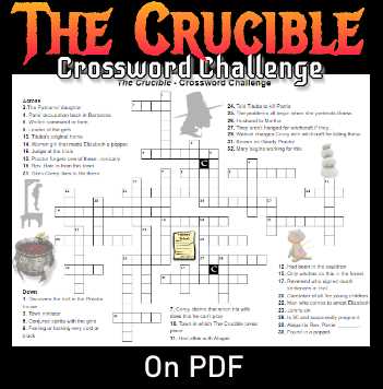 the crucible escape room answer key challenge 2