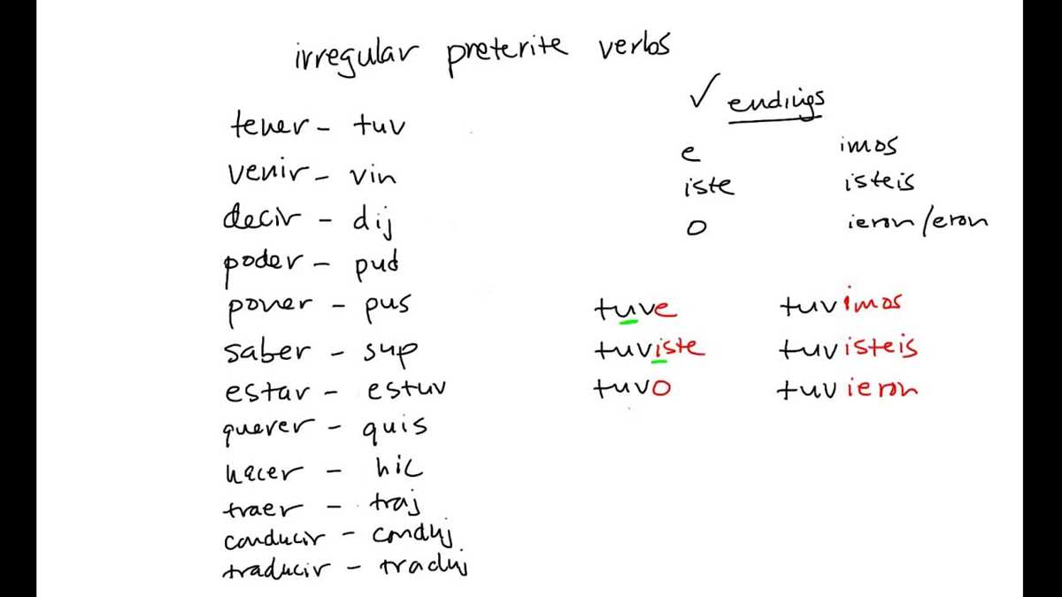 gramatica a preterite of regular ar verbs answer key