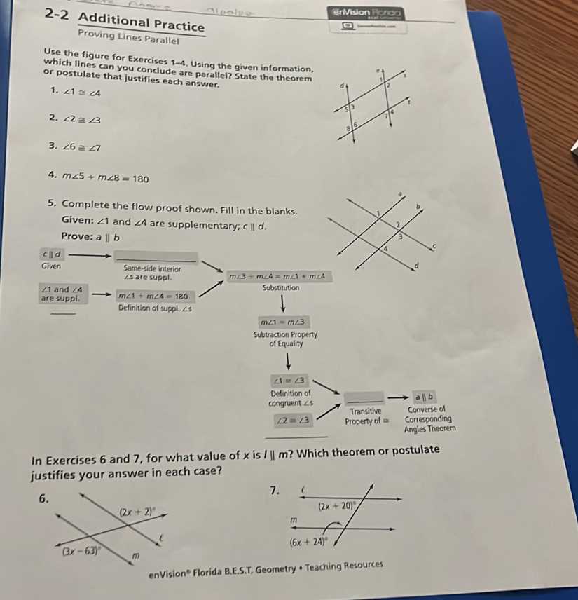 envision florida geometry teaching resources answer key envision florida geometry teaching resources answer key