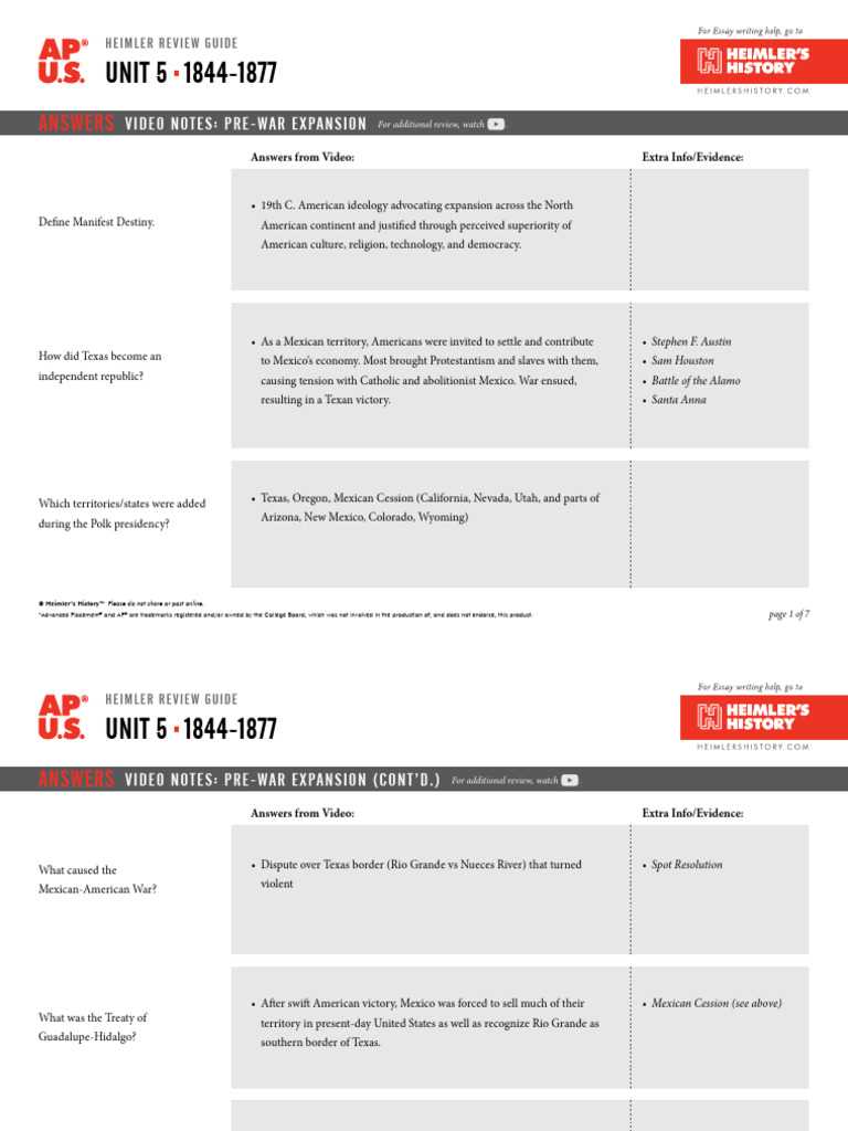mississippi satp2 us history student review guide answer key