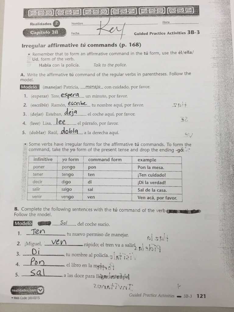 realidades 3 capitulo 3 guided practice activities answer key realidades 3 capitulo 3 guided practice activities answer key