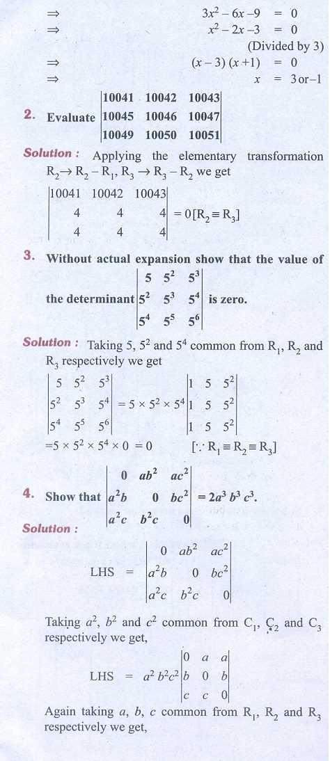 general mathematics matrices answer key