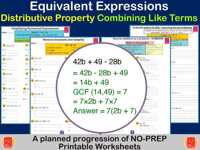 generating equivalent expressions lesson 10 3 answer key