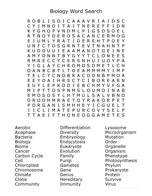 genetics 30 term word search puzzle answer key genetics 30 term word search puzzle answer key