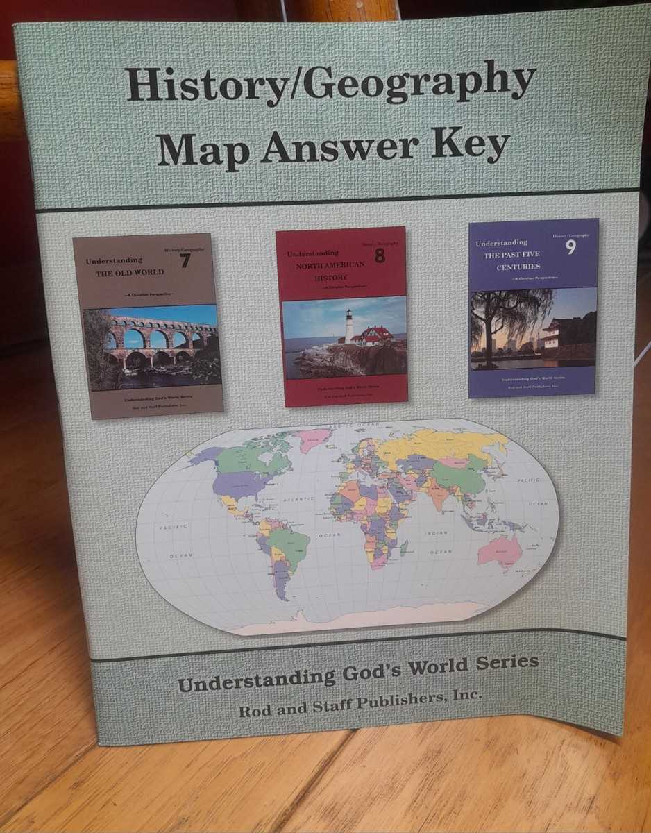 geography and history activity answer key