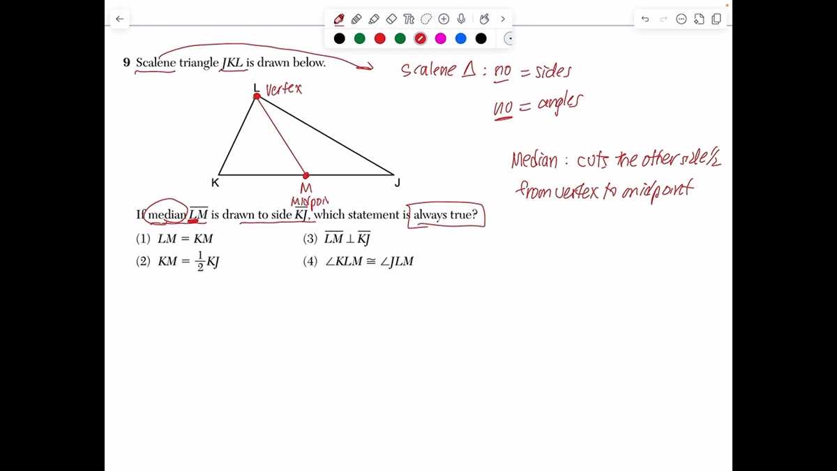geometry jan 18 tests answer key
