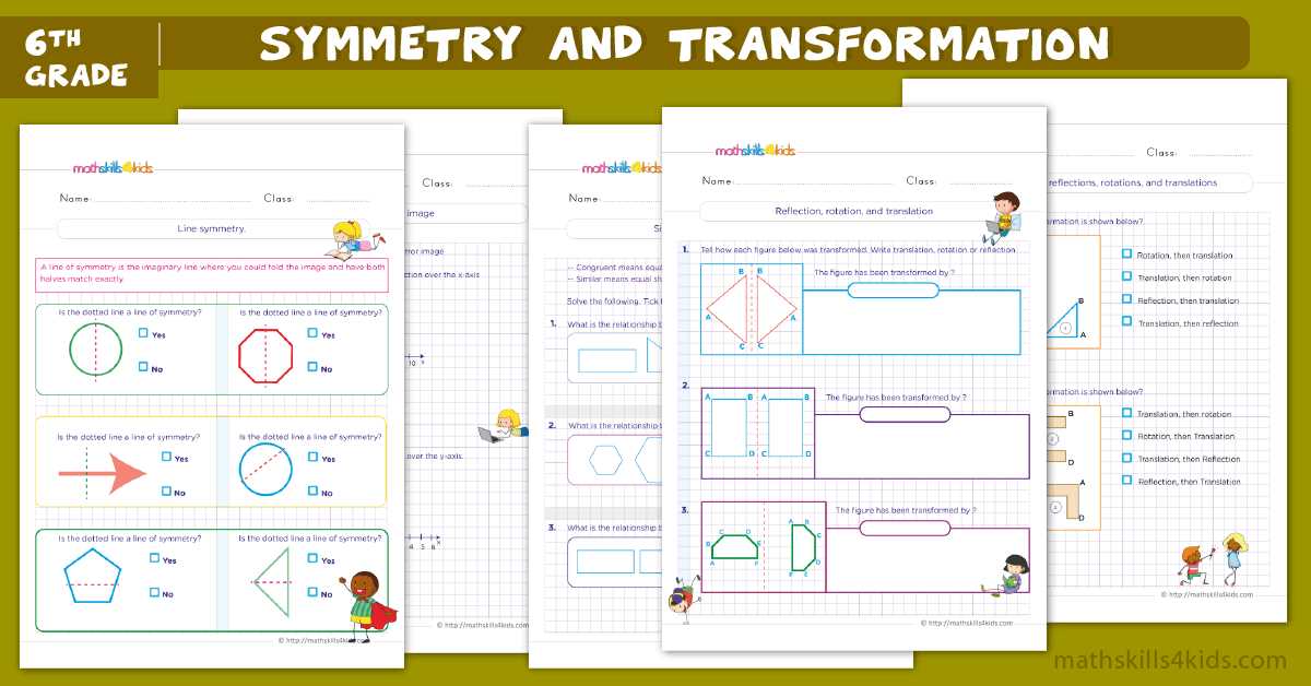 geometry module 6 transformations and symmetry answer key