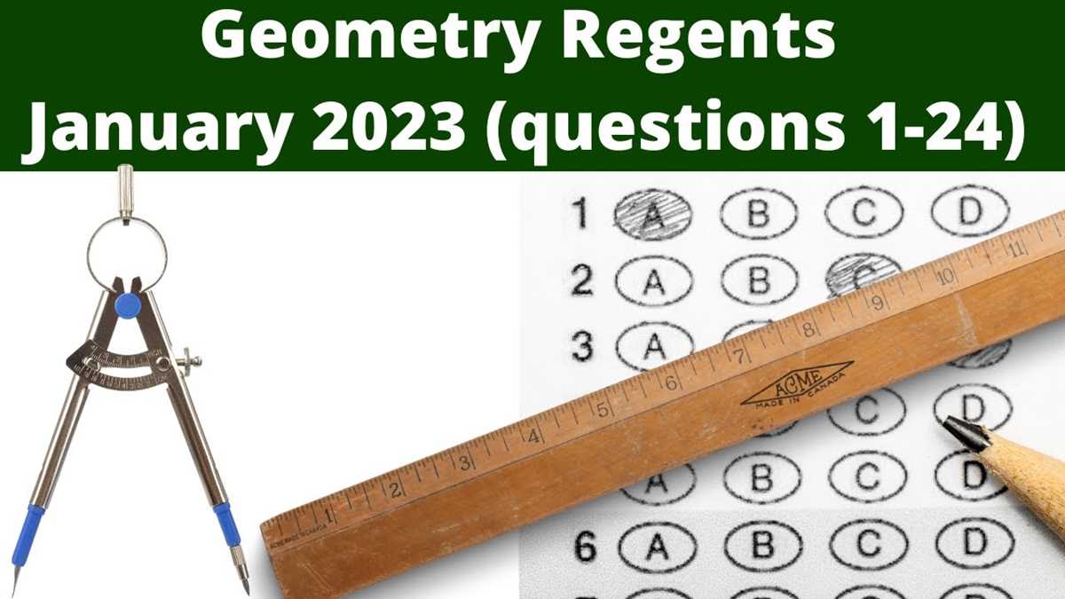 geometry regents answer key
