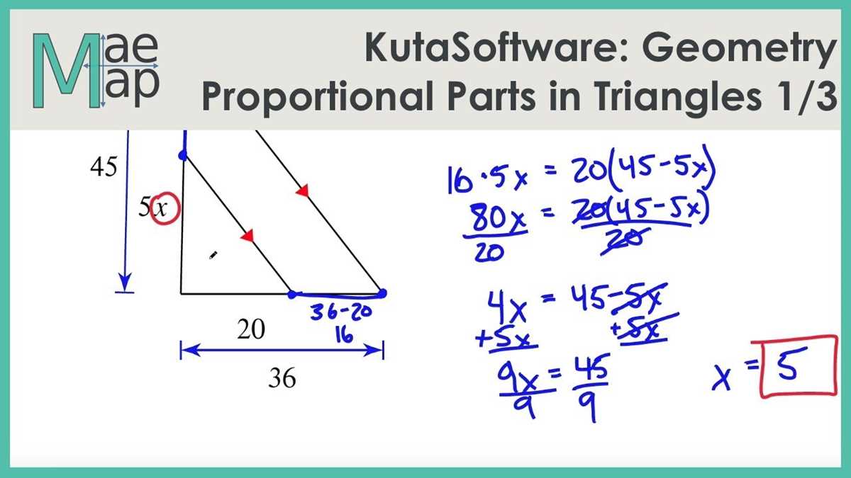 lesson 12.1 independent practice triangle proportionality answer key