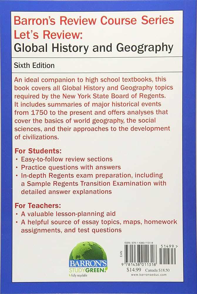global history regents review packet answer key